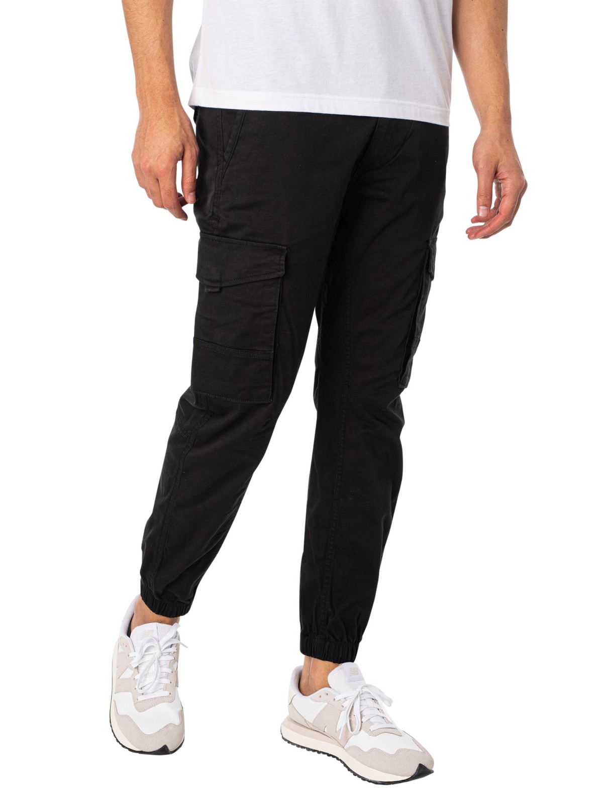 Jack & Jones Mens Black Trousers - Male - Slim-Fit Trousers - Black - W32 L34 - Trousers - Image 2