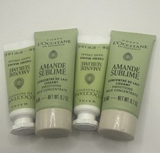 L'Occitane Amande Sublime Smoothing Milk Concentrate x2 & Hand Cream x2 (ab)