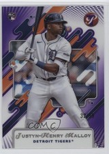 2025 Topps Pristine Purple Refractor 32/99 Justyn-Henry Malloy #21 Rookie RC