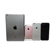 APPLE IPHONE Lot of 4 Mixed Models iPad 6 7 Se For SCRAP, PARTS ONLY