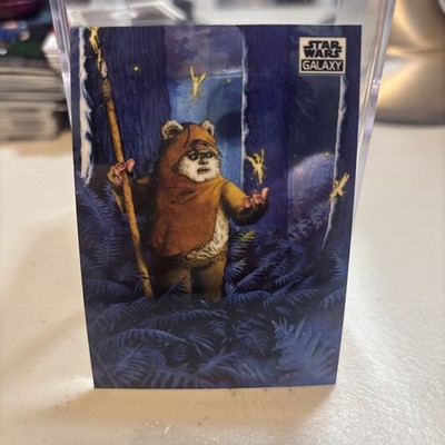 2021 Topps Chrome Star Wars Galaxy Fantasy Art Card The Solitary Wicket