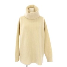 Hermes Turtleneck Knit Sweater Long Sleeve Cashmere 34 White 4h2656d4 kh Used d4
