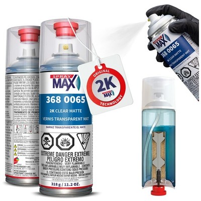 2K Matte Clear Coat | 2K Automotive Matte Clear Coat Spray Paint for Cars, Mo...