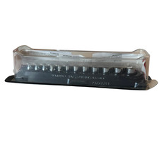 Snap-on 112tmmy Metric 5-15mm Shallow Socket Set Magnetic Tray Mechanic 14 In