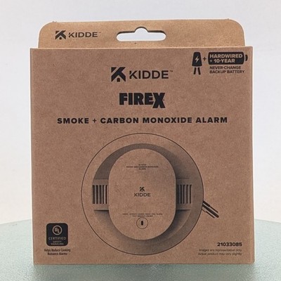 Kidde FireX CUAC10YFEX Fire Smoke Carbon Monoxide Detector Hardwired New