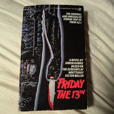 Vintage 1987 Friday the 13th Novel Simon Hawke Signet 1st Printing Horror PB