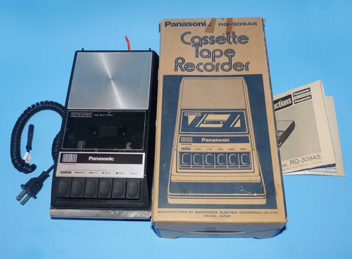Vintage Panasonic RQ-309AS Portable Tape Cassette Player/Recorder Tested 1974