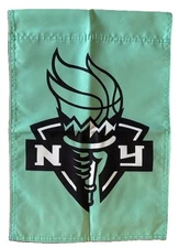New York Liberty Garden Flag 2 Sided NWT Logo WNBA Yard Flag