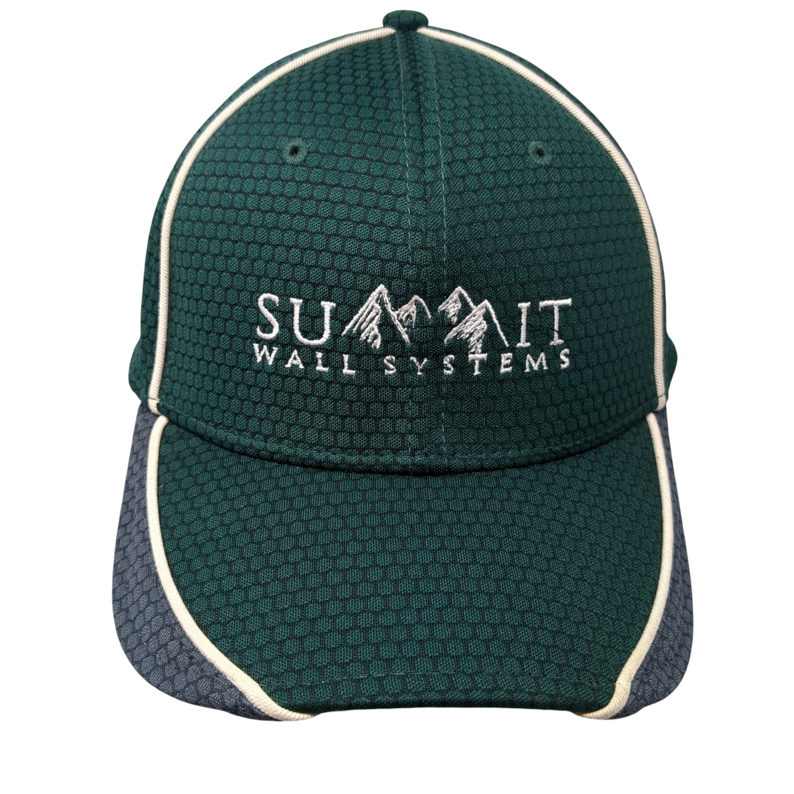 Summit Wall Systems Fitted Baseball Cap Green L E… - image 1