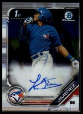 2019 Bowman Chrome #CPA-LJ Leonardo Jimenez Prospects Autographs