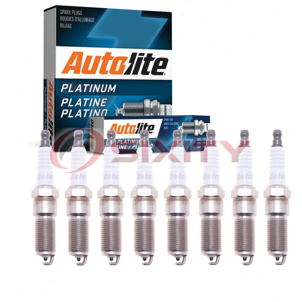 8 pc Autolite Platinum AP5263 Spark Plugs for W5DP 5019 4997 443 19145286 jl