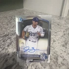 2025 Bowman Jac Caglianone Chrome Auto Royals
