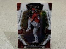 2023 Panini Select - Premier Level Griff McGarry #109 White Prizm /149 (RC)