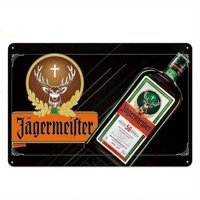 Blechschild Jägermeister Werbeschild Retro Vintage 30x20cm TEL965