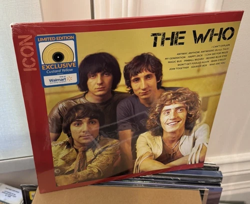 The Who - Icon- LP Geffen Limited Gustard Yellow Vinyl Sealed