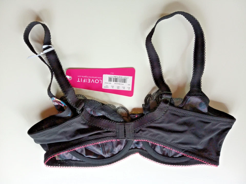 Sujetador Panache Cleo Millie Balconette en brillante geométrico multicolor Foto 2 de 4