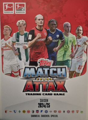Topps Match Attax Bundesliga 2024 2025 Club 100 Rohdiamant Flex Tech Black Edge