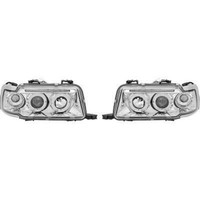 Scheinwerfer Passend FüR Set Audi 80 Baujahr 91-94 Klarglas/Chrom Angle Eyes