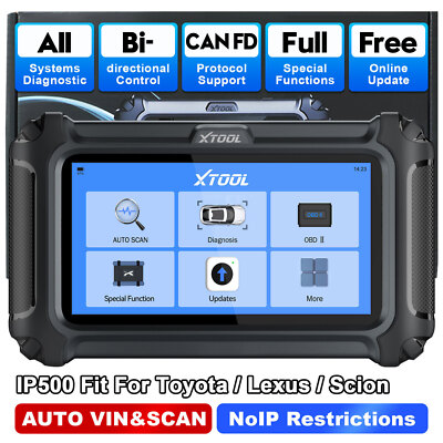 XTOOL IP500 KFZ Für Toyota OBD2 Diagnosegerät Bidirectional Scanner ALLE System