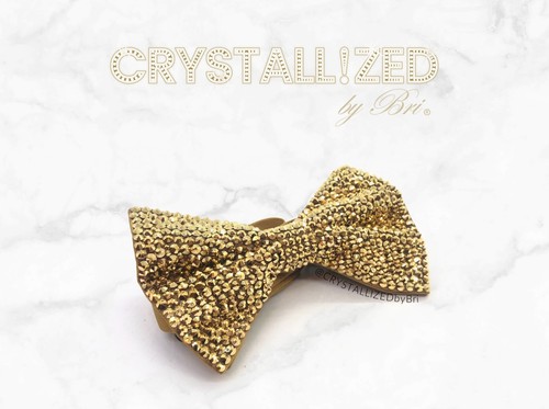Bling Bow Tie AUSTRIAN CRYSTALS Custom Mens Bedazzled Any Color Wedding Pink Red - Picture 16 of 21