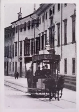 Postcard Tram Cavalli 1900 Milan PGI Decaux Transport ATM 