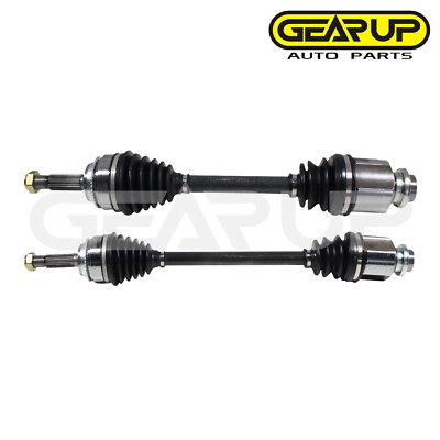 Front Pair CV Axle Joint Shaft Assembly For Mitsubishi Outlander 2.4L AWD 03-06