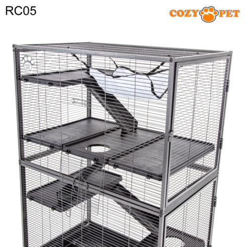Rodent Cage by Cozy Pet 11mm bars for Rat, Ferret, Chinchilla or Small Pets RC05 - Picture 10 of 19