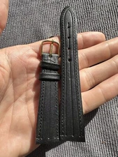 Vintage Watch Strap 18 mm  Leather Nos Top Quality V34