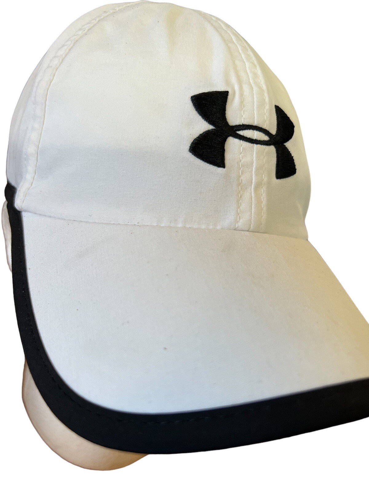 Under Armour Strapback Hat Lightweight White Logo - image 3