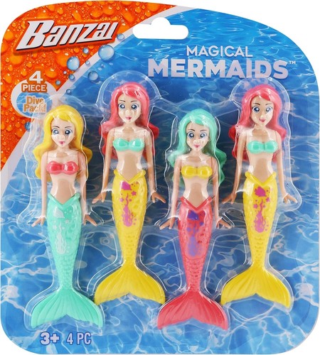 4 Vibrant Dive Mermaid Toys - Perfect for Pool Games & Diving Challenges! - Picture 3 of 8