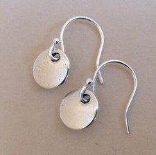 NEW Handmade Sundance Charm Tiny Disc Earrings Everyday style Artisan Jewelry