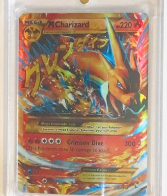 Pokémon TCG Mega-Charizard-EX 107/ 106 Flashfire 300 HOLO Secret