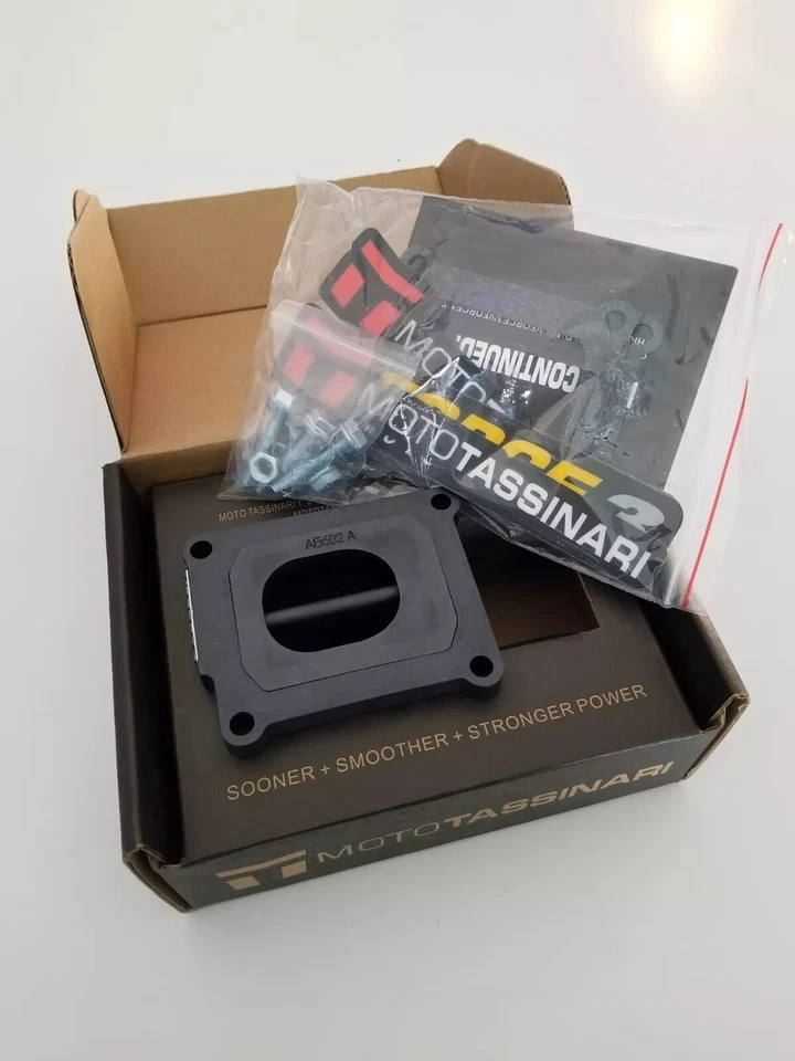 Nuevo sistema de válvulas de 3 cañas Moto Tassinari V-Force para Yamaha YZ125 1995-2004 #V302A Foto 4 de 4