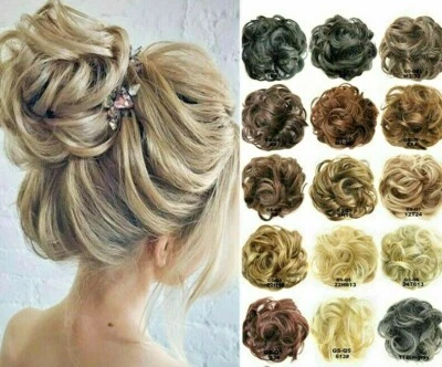 CHOUCHOU CHEVEUX CHIGNON NATUREL QUEUE DE CHEVAL POSTICHE EXTENSION MAXI VOLUME - Photo 1/4