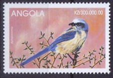 Angola 1999 MNH, Florida Scrub Jay, Birds