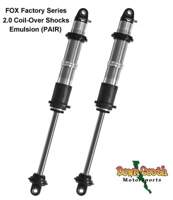 Fox Shox 2.0 x 14'' Travel Emulsion Coil-Over 7/8'' shaft 980-02-011 (PAIR)