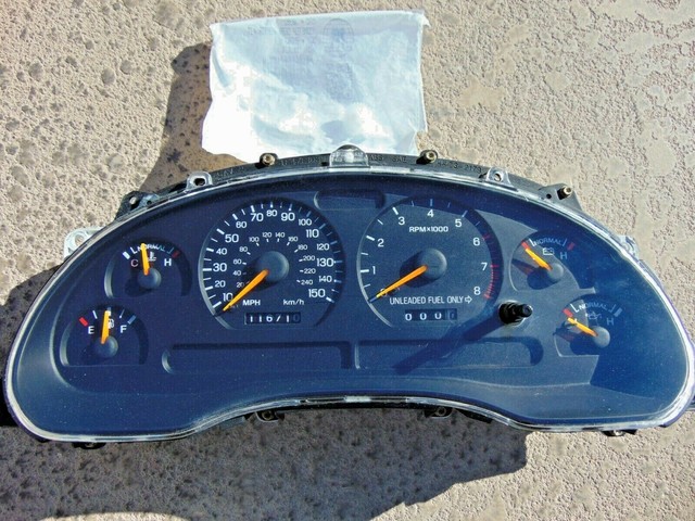 1998 Only Ford Mustang GT Gauge Cluster 150 MPH Sn95 169881 Gears
