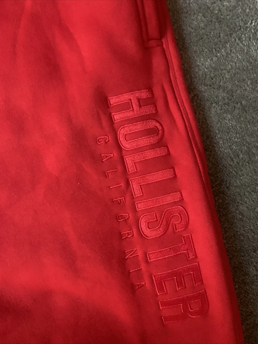 Red Hollister sweatpants