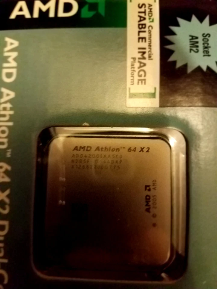 AMD Athlon 64 X2 4200 2 Core 2.2 GHz Socket AM2 CPU ADO4200CUBOX ADO4200IAA5CU - Image 4 of 4