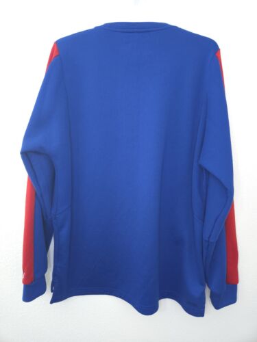 Adidas Kansas Jayhawks NCAA Mens Large Blue Game Mode Crew Pullover Sweatshirt - Picture 2 of 11