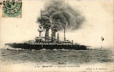 CPA AK Cuirassé Garde-Cotes LE HENRI IV SHIPS (703350)
