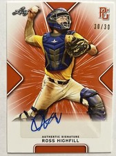 2021 LEAF PERFECT GAME ROSS HIGHFILL AUTO 30/30