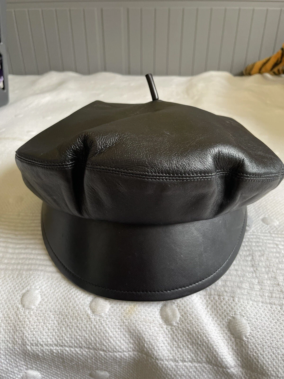 Casquette Béret Dior En Cuir D’agneau. Neuve. Taille 57. Collection Récente.