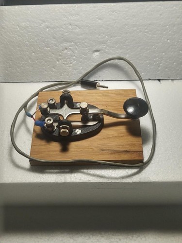 VINTAGE SPEED-X TELEGRAPH MORSE KLUCZ KODOWY - Zdjęcie 3 z 4