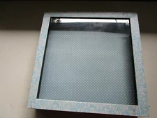 Large Wooden Shadow Box Picture Frame  Stand 11 X 11"