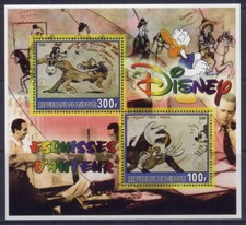 2006 disney author's sketches mickey mouse goofy donald duck