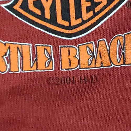 (VTG) 2001 HD Harley Davidson T-Shirt Brandneu Staff Myrtle Beach SC Größe XL. - Bild 4 von 10