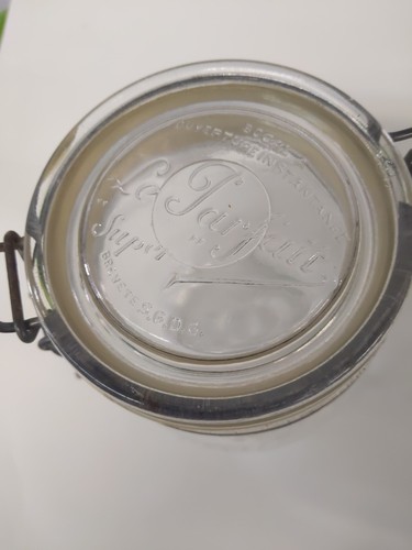 VTG LE PARFAIT SUPER French Glass Canning Storage Jar 6" Airtight Lid - Picture 10 of 11