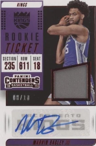 2018-19 Panini Contenders - Marvin Bagley III #RT-MB3