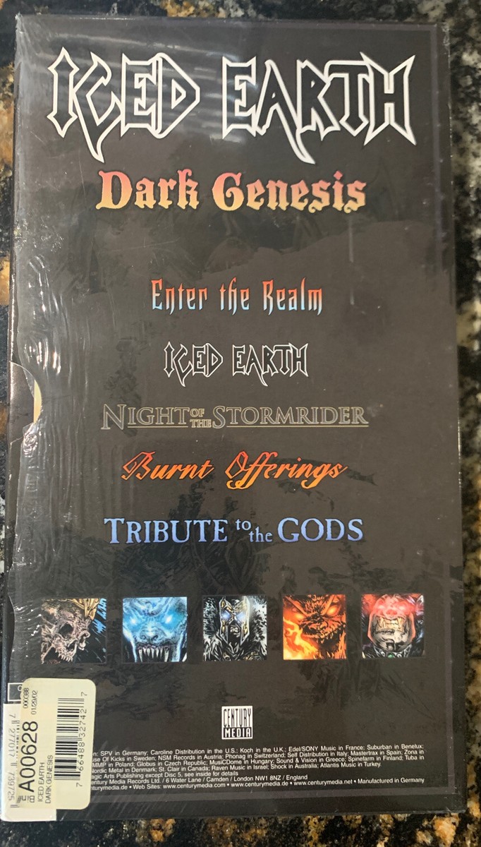2001 ICED EARTH DARK GENESIS DVD 5 Cd Box Set HEAVY METAL MUSIC | eBay